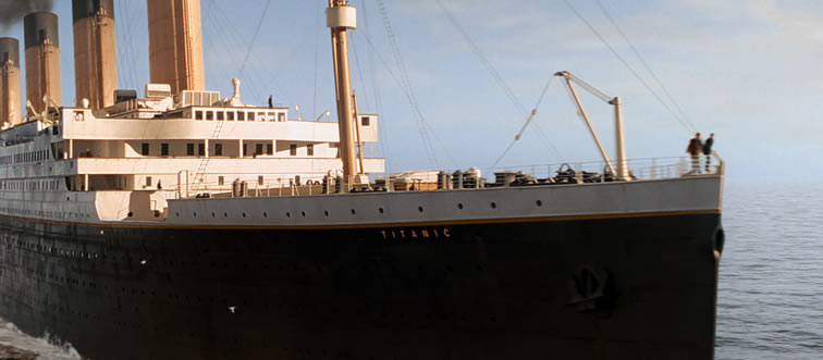 Let's serve up a tragic slice of history: which famous passenger liner met its icy end in the North Atlantic back in 1912?